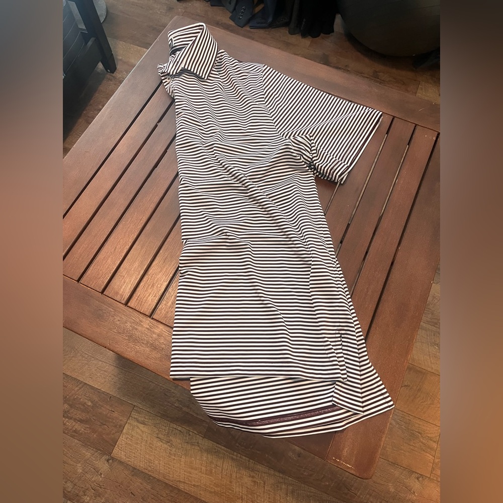 RLX Ralph Lauren RED and White Striped polo